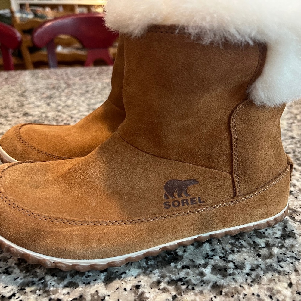 Sorel suede booties